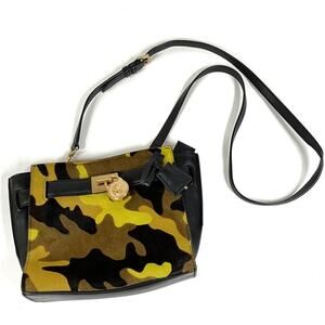 Michael Kors | Hamilton Bag Camouflage Calf Hair Purse